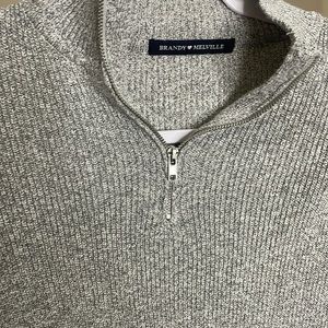 Brandy Melville Grey Quater Zip